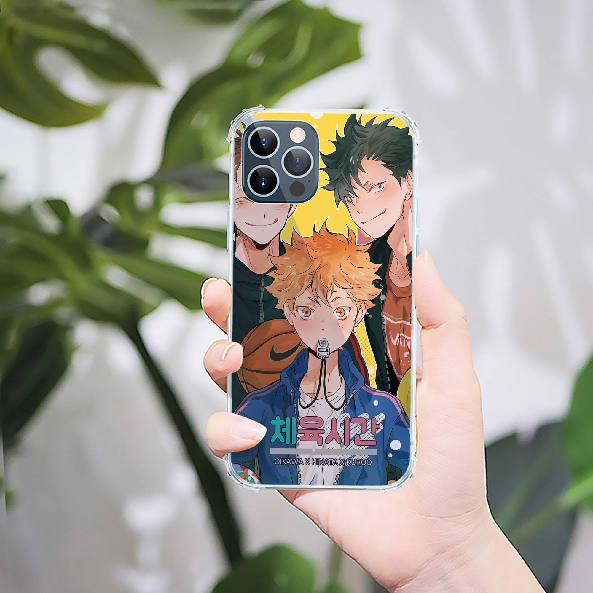 （画像用） ハイキュー!! Haikyu!! 【iPhone 12シリーズ対応】透明スマホケース（クリアソフトケース）